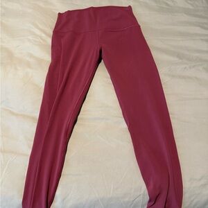Lululemon align Burgundy High-Waisted Leggings
